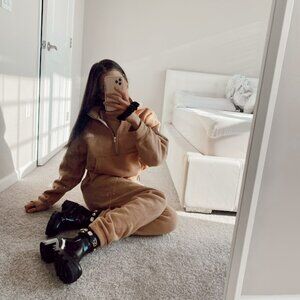 Revolve Sweatpants and Half Zip Sweatshirt (sold as a set)